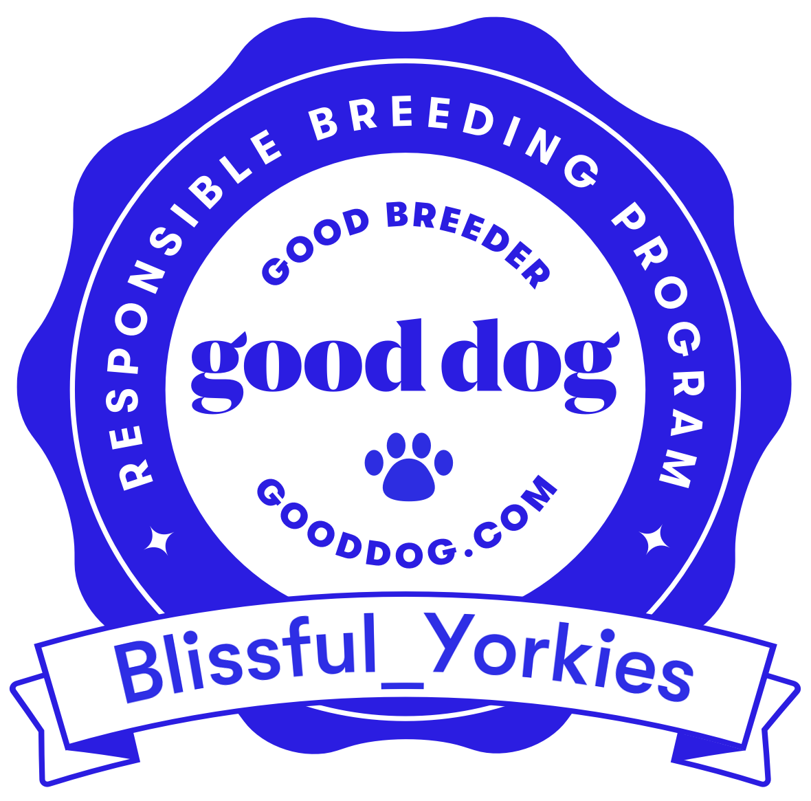 Good Dog Responsible Breeding Program badge